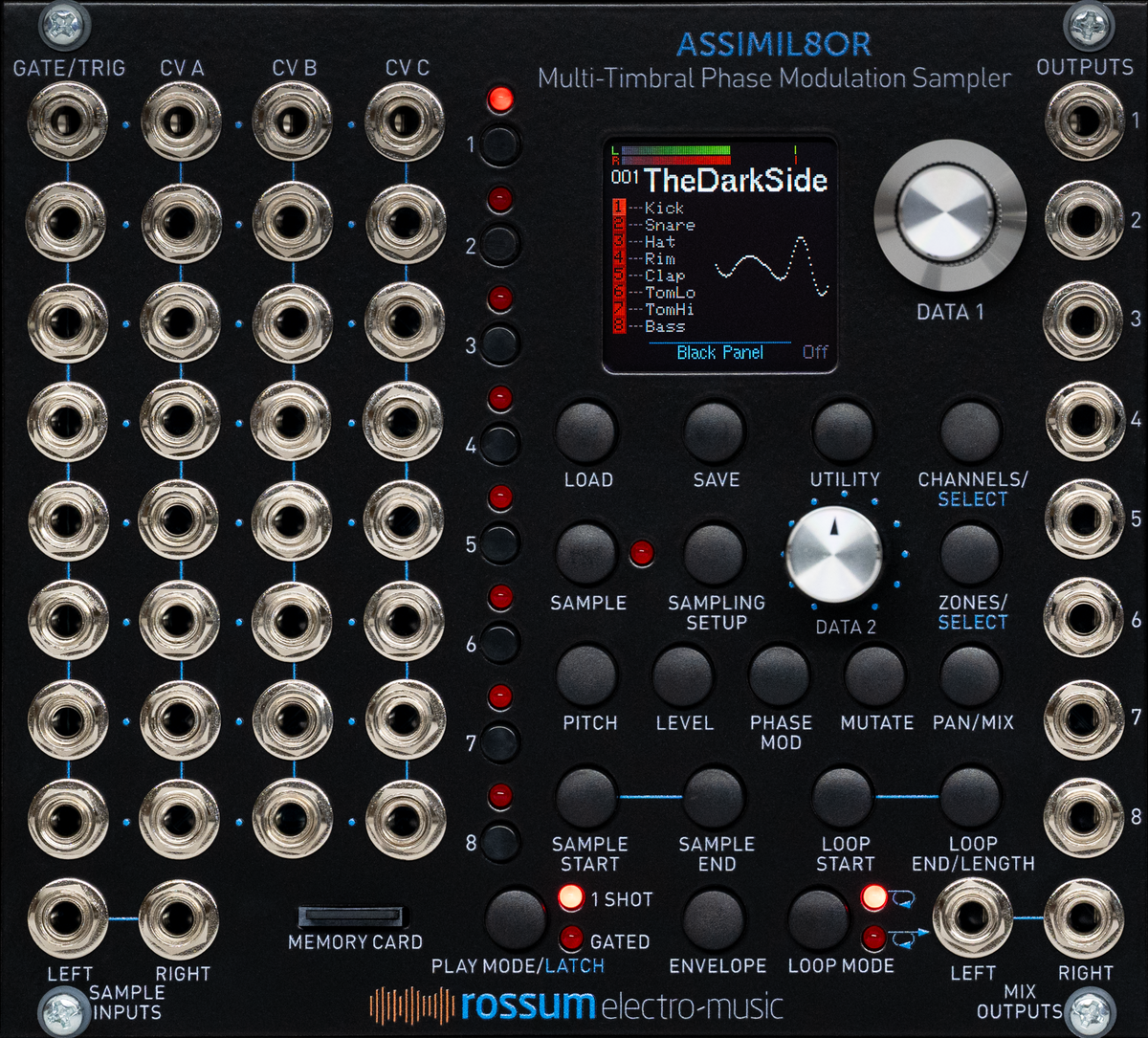 ASSIMIL8OR マルチティンバルフェーズ変調サンプラー ASSIMIL8OR Multi-Timbral Phase Modulation Sampler – Rossum